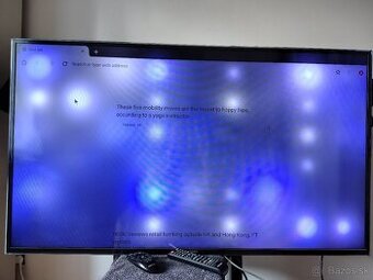 Predám tv Samsung UE48H6400AK 48" vypaleny display inak ok