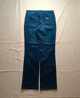 Wrangler džínsy regular body bootcut modré W33 L34