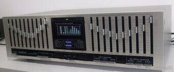 2x10 pasmovy equalizer KENWOOD GE-44 strieborny vyroba Japan