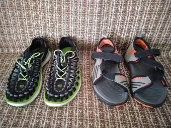 Letná obuv KEEN a ADIDAS