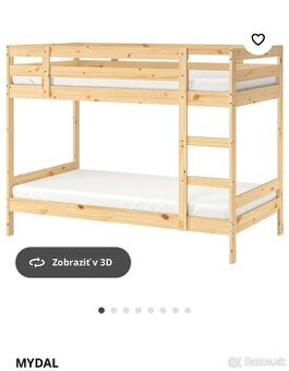 Poschodova postel MYDAL IKEA