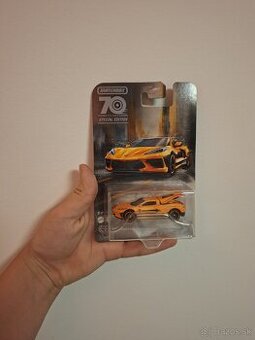 Matchbox Corvette C8 70 Special Edition – oranžová
