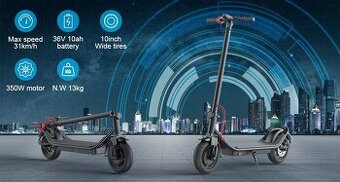 X10 500w,10Ah, 40km/h zánovná s krabicou