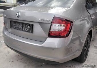 Škoda RAPID 2016 predám Zadný nárazník, piate dvere, ZADNÁ N