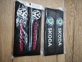 Nové návleky na bezpečnostné pásy do auta - rôzne značky