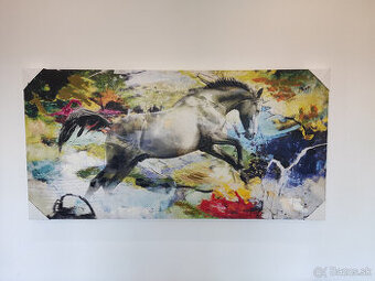 Obraz cválajúceho koňa