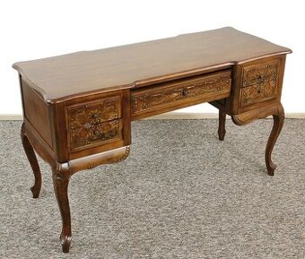 Pracovný stôl s obojstrannou rezbou