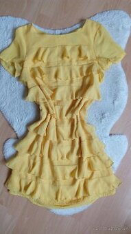 Dámske šaty žlté