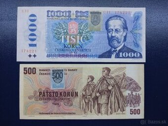 bankovky ČSSR  kolok SK
