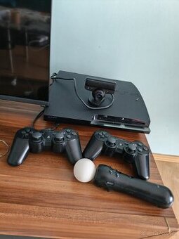 Komplet PS3 + move set