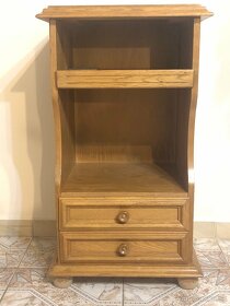 rustikálna skrinka + luster