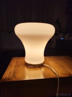 Retro sklenená stolová lampa