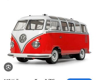 Karoseria Tamiya VW bus type 2 nenalakovaná