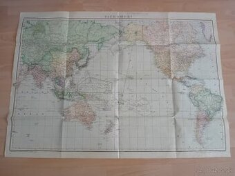 Stara mapa plan útoku Tichomorie