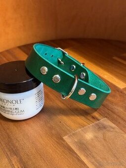 Obojok z pravej talianskej kože