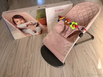 BabyBjörn Bouncer Bliss lehátko  (pudrovo ružová)