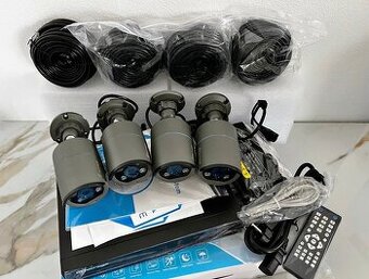 Techage kamerový systém 4x 4MP kamera, kabeláž, NVR