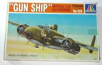 Predám plastikový model B-25 H/J od Italeri 1:72
