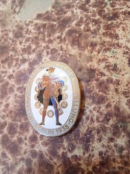 odznak, smalt - 1938 Berlin