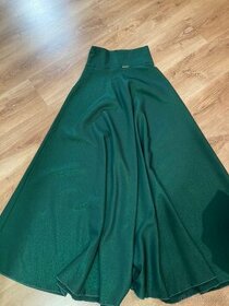 Smaragdova spoločenská sukňa