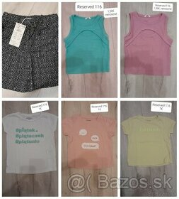 Dievčenské oblečenie Reserved 116
