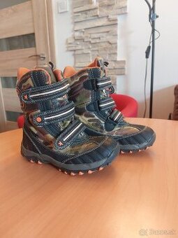 Detske zimne cizmy na suchy zips velkost 30