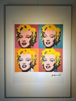 Andy Warhol "Marilyn Monroe 4x" Limitovaná edícia_Certifik