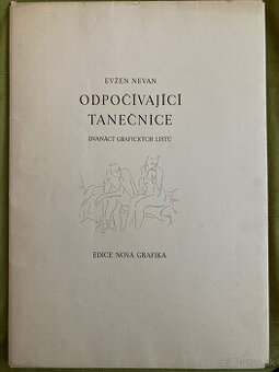 E. Nevan - Odpočívající tanečnice (12 grafík),1946