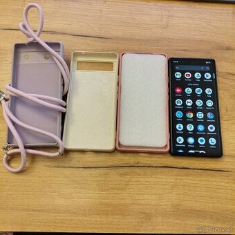 Google Pixel 6a 5G 6 GB/128 - nova baterka / 3x puzdra