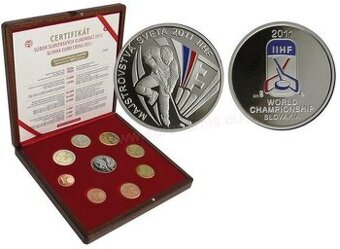 Sada eurominca Slovensko 2011 - proof. - MS v hokeji IIHF.