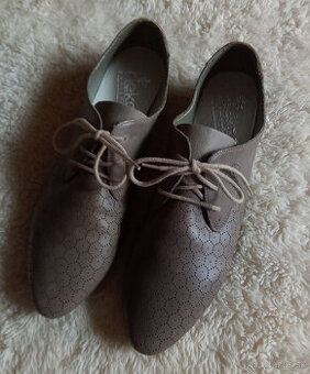 Rieker Dámske Kožené Poltopánky Veľkosť 39 - Nové - 1