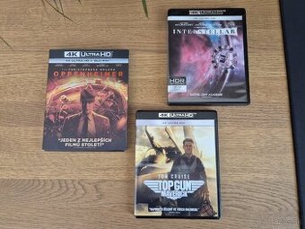 Blu-Ray 4K - Interstellar, Top Gun, Oppenheimer