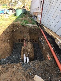 Ručné výkopové práce strojové bager doprava Minibager dovoz