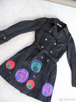 prechodný dámsky kabátik na štýl DESIGUAL v.S