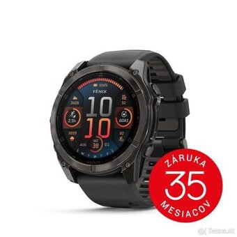 Na predaj Garmin Fenix 8 AMOLED SAPPHIRE 51 mm, Záruka
