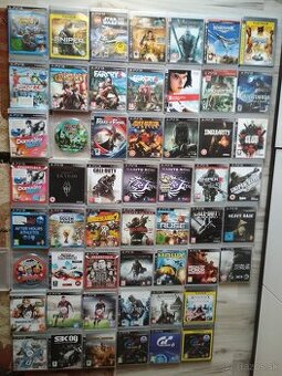 Predám hry na PS3 - 54 ks, 10 eur za kus - PlayStation 3