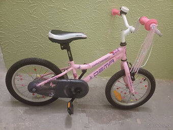 dievčenský bicykel dema drobec 16"