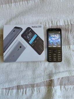 Nokia 230 volná čierna v dobrom stave ide na 1 sim kartu nie