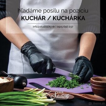 Hľadáme kuchára/ KUCHÁRKU