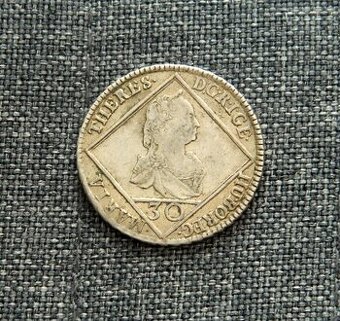 Predám 30 grajciar 1748 Hall Mária Terézia