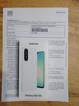 PREDÁM SAMSUNG GALAXY A26 5G WHITE