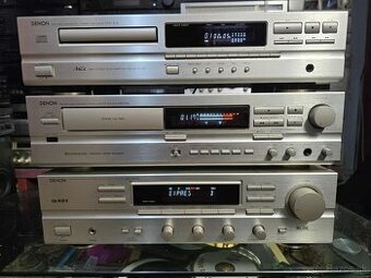 Denon HiFi zostava champagne DRA-565RD, DCD-615,DRS-640
