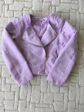 Prechodná, semišová bunda veľ.128, H&M, top stav