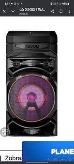 PREDÁM LG X BOOM 500W 1MESIAC STARÝ