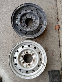 2ks plechove disky 15x6JJ, rozteč 6x139,7