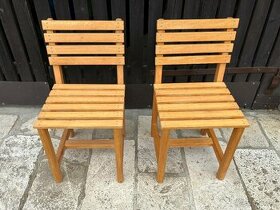 Drevené bukové stoličky - 1
