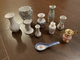 Rôzne porcelánové, keramické drobnosti