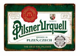 cedule plechová - Pilsner Urquell č. 14 - 1