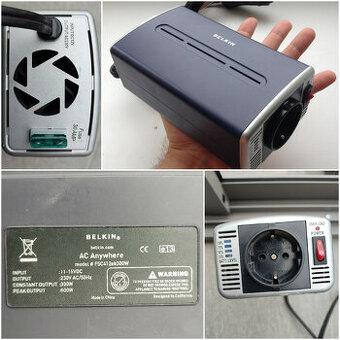 BELKIN menič napätia 12V/230V - 300W