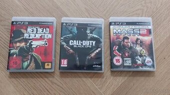 PS3 hry - tri hry za 20e